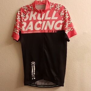 NEW CHEJI SKULL Plus Active Wear Cycling Sz XXL Black-Pink Colors B16 X